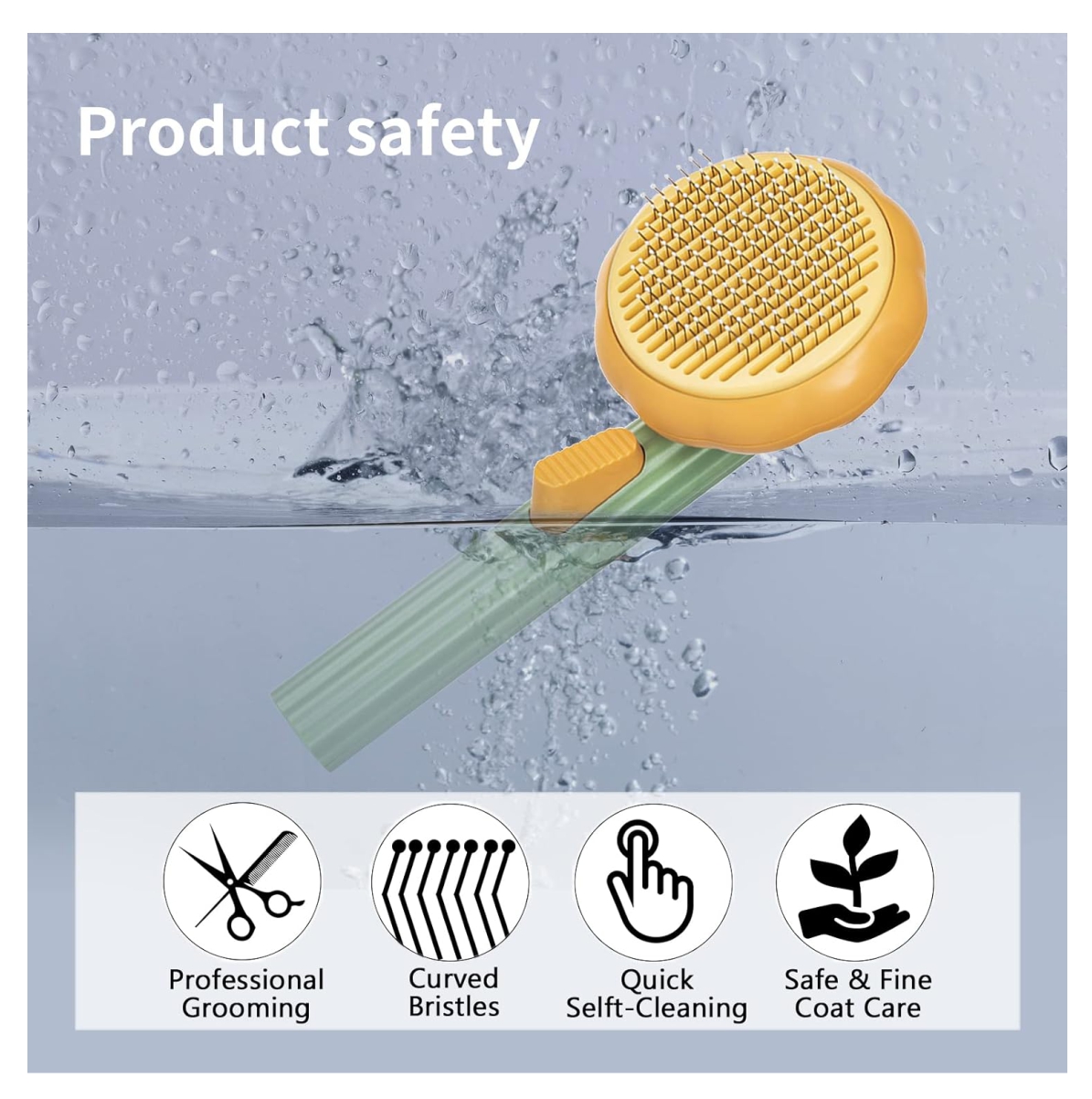 Miniatura 2 de Cepillo Peine Removedor Pelo Gato Redond